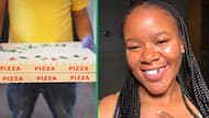 Mzansi woman breaks down in tears after ordering vegetable pizza by mistake using her last money