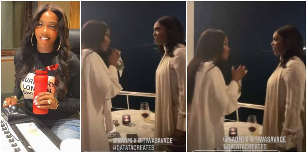 Tiwa Savage hangs out with Naomi Campbell