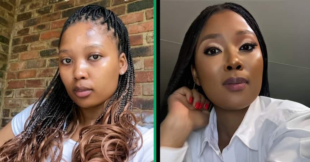 A TikTok video shows a South African woman in Korea unpacking what she bought from Mzansi.