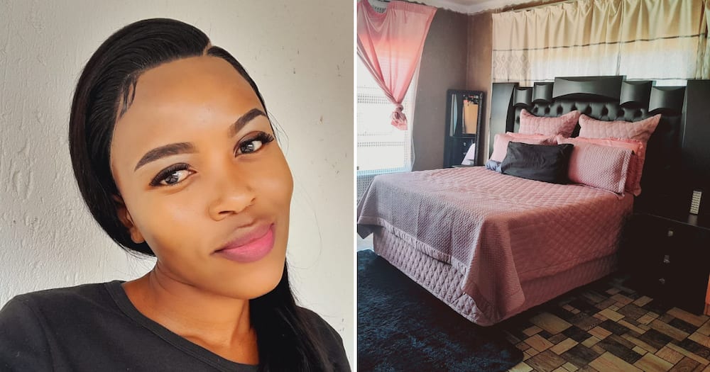 Facebook user Agnes Ntuli and her beautiful room