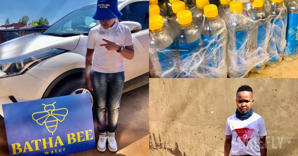 Bathabile is making a name for himself in the bottled water industry