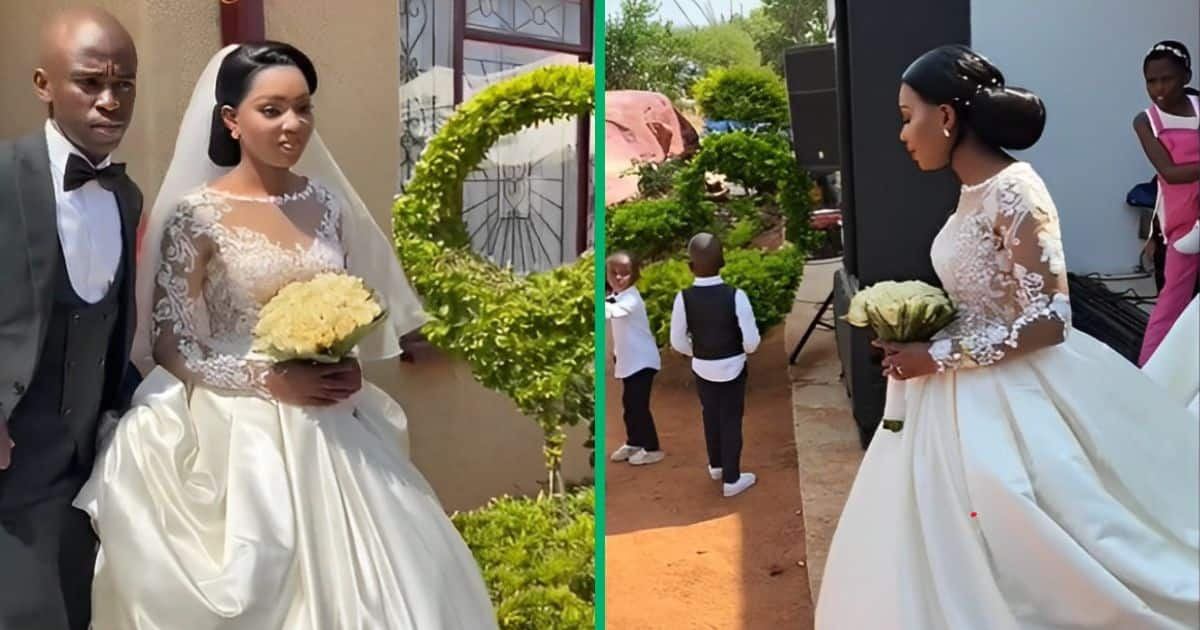 Bride in White Gown on Wedding Day Stuns TikTok Video Amazes