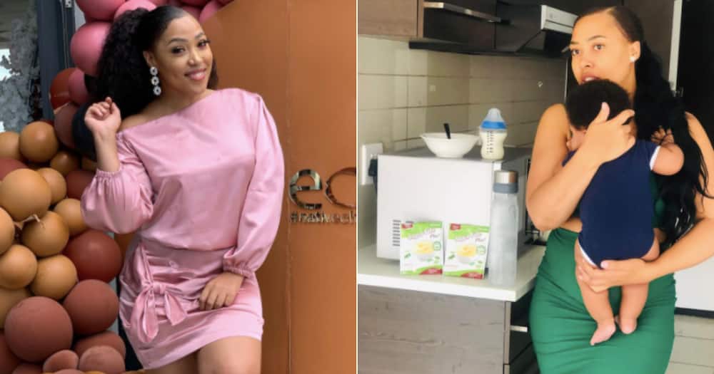 Simz Ngema makes a return to work after being on maternity leave