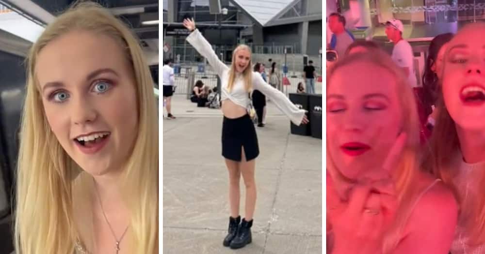 A young woman from South Africa flew to the US to see Taylor Swift in person