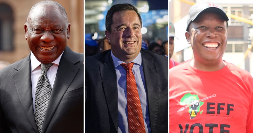 President Cyril Ramaphosa, Johna Steenhuisen, Julius Malema and other public office bearers salary hike