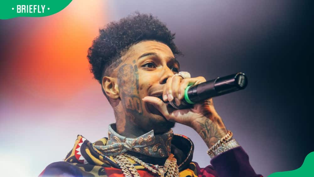 Blueface performing at O2 Academy Brixton