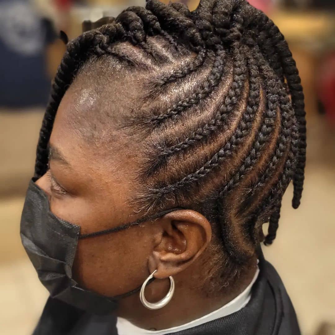 Best straight-up hairstyles 2024: Top 40 trending African cornrow ideas -  Briefly.co.za