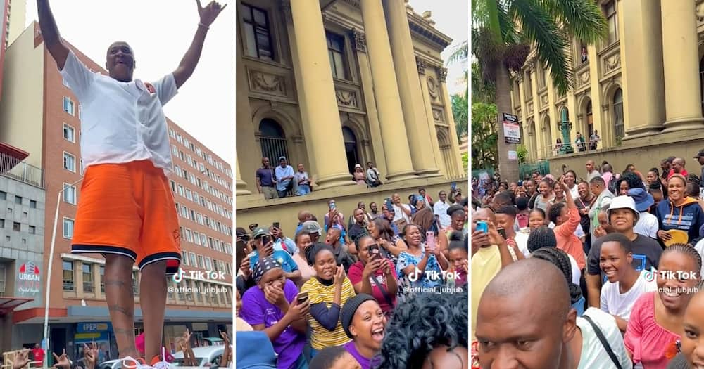 Durban crowd shows Jub Jub major love