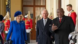 Ramaphosa welcomed to Buckingham Palace with SA national anthem, SA unimpressed: “Send someone with integrity”