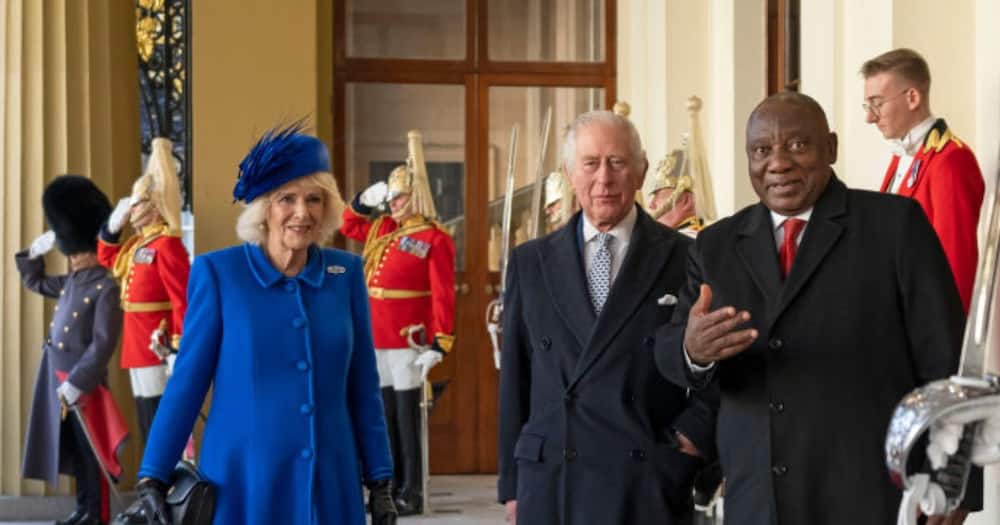 Queen Consort Camilla, King Charles II and Presidnet Cyril Ramaphosa