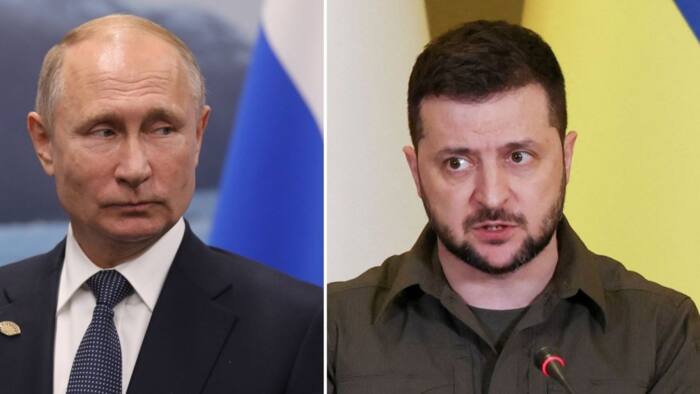 Ukraine President Volodymyr Zelensky says he's only willing to meet with Putin to discuss ending the war