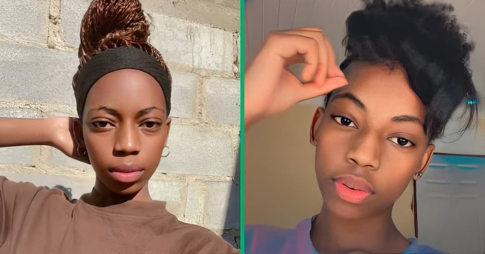 A lady showed off how she became a young makoti in a TikTok video.