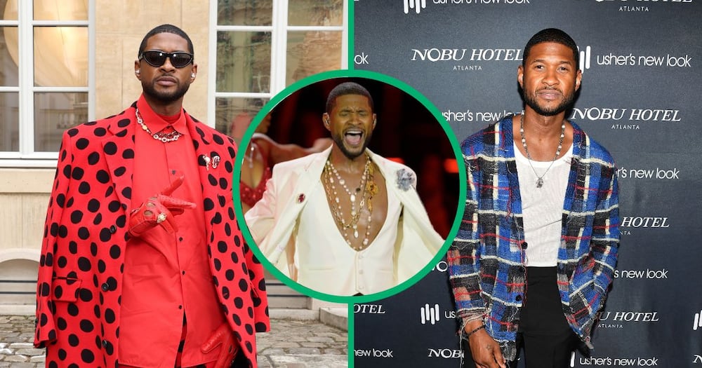 Usher Dragged for His Louis Vuitton X Pharell Skirt Set at BOF 500