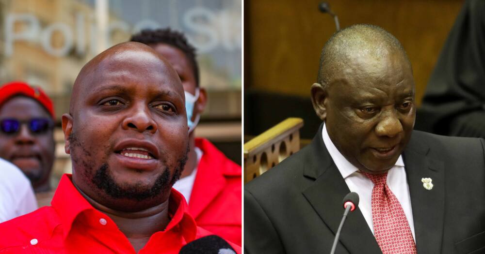 EFF, Floyd Shivambu, Ramaphosa won't survive vote of no confidence, Phala Phala farm theft