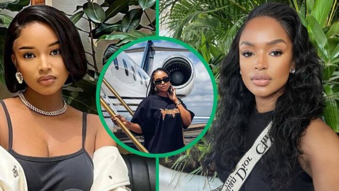 Ayanda Thabethe proves she flew in private jet after being dragged, fans react: "Now they’re quiet"