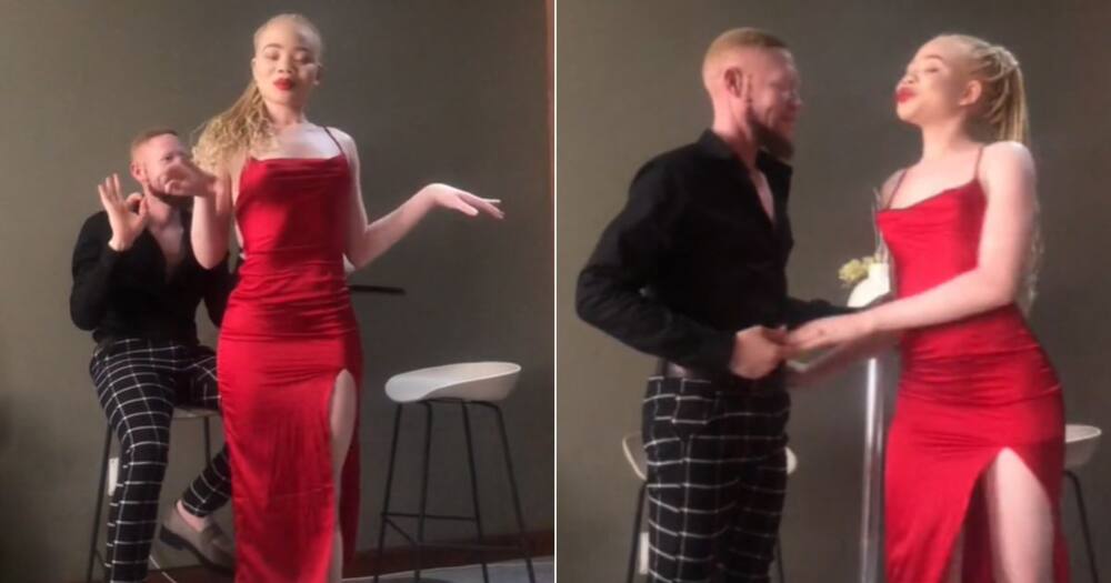 Couple with albinism goes TikTok viral