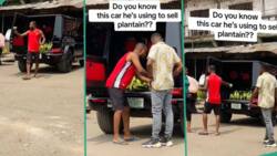 "I will not buy": Rich man using G-Wagon car to sell veg at market goes viral after appearing in street