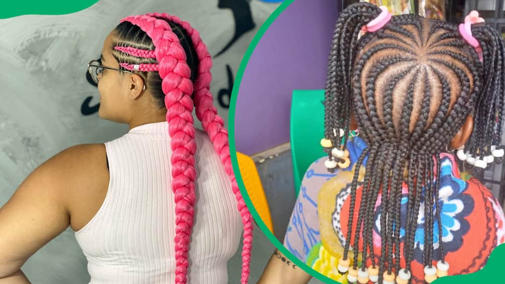 Amazing French braids for black girls