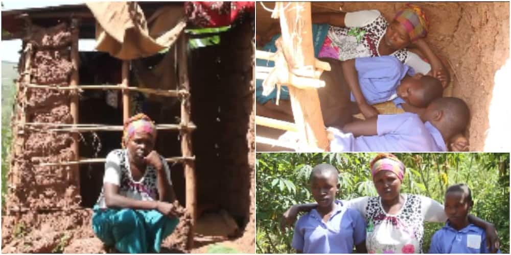 Meet woman and her kids who have been living in a toilet for 6 years, she shares horrible experience