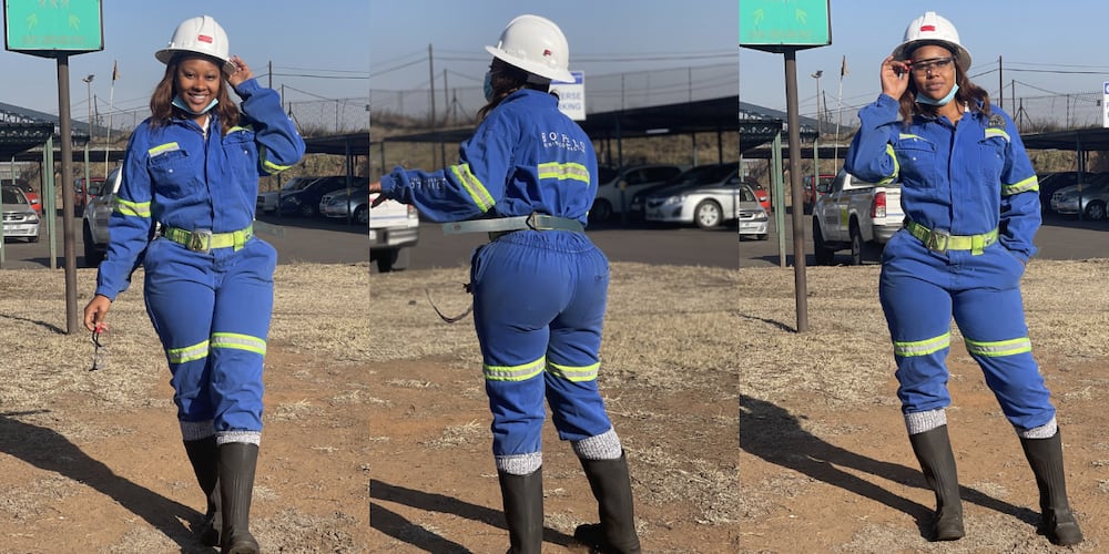 Women in Mining, blue overalls, inspiring story