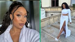 Minnie Dlamini trolls haters and shows off lux living, Mzansi unimpressed: "Loneliness at it's best"
