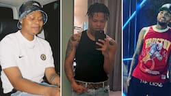 Nasty C's UK pic with Chris Brown has Mzansi dragging A-Reece, 'Sneaky' rapper's fans defend him: "Doesn’t make his raps better"