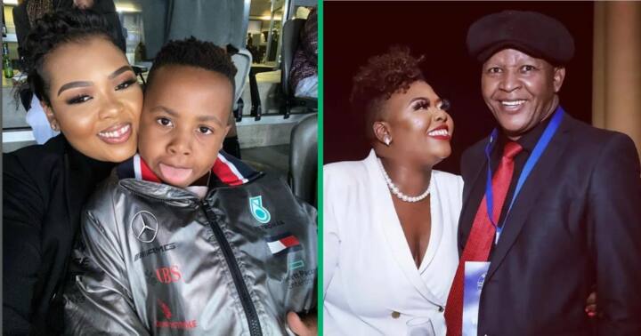 Anele Mdoda Celebrates Her Son Alakhe Mdoda and Her Father Patilizwe ...