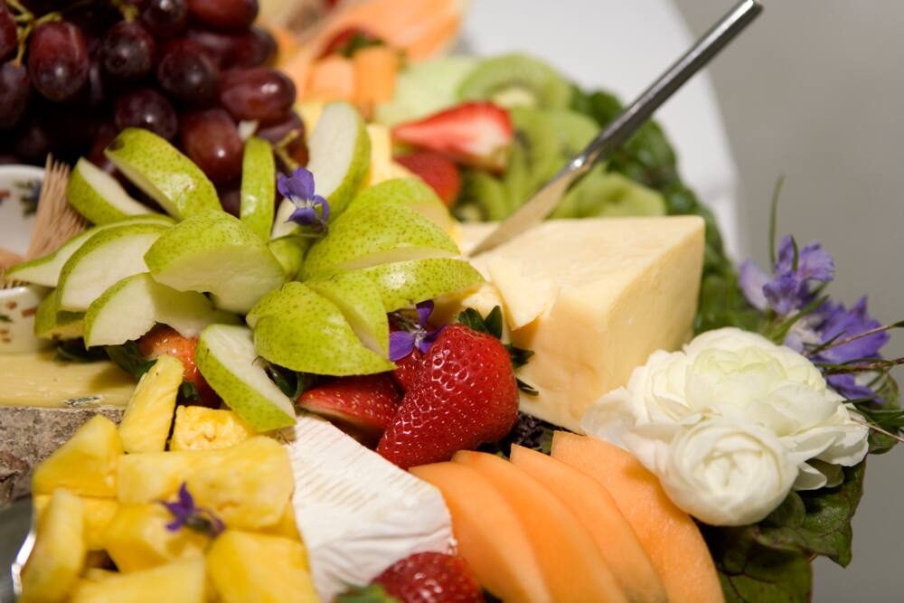 Cheese and fruit platter ideas