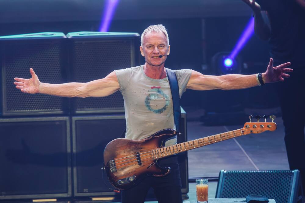 Sting performs in concert during Christmas by Starlite