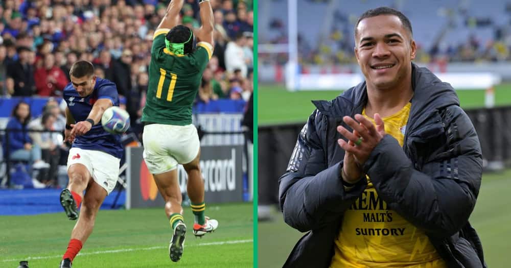 World champion Cheslin Kolbe opens up about his charge down against France.