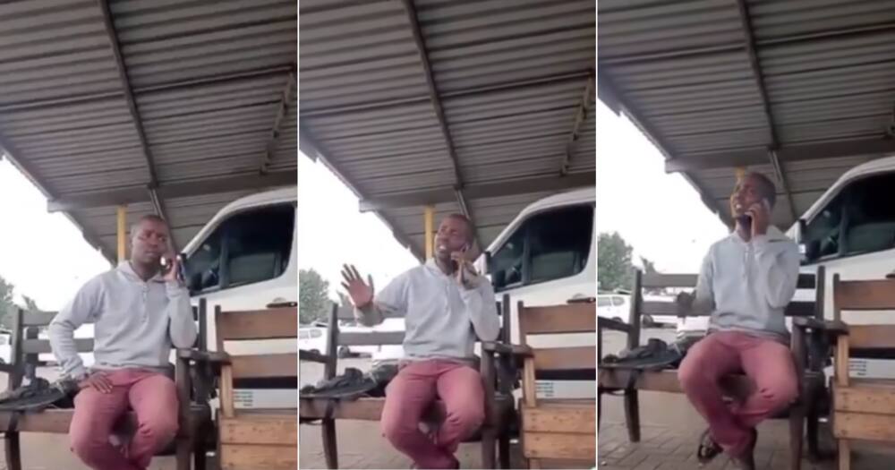 Hilarious Viral Video: Man Calls Lover and Begs Her Not to Leave Him