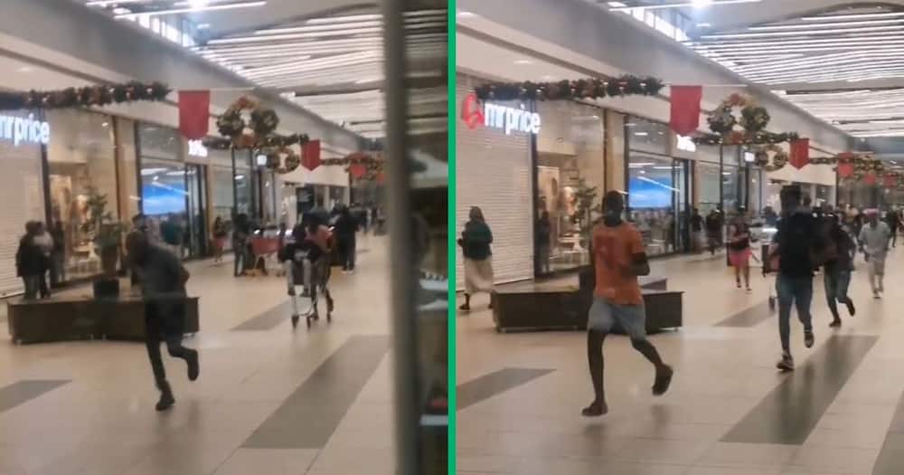 Mams Mall shoppers fled a robbery scene