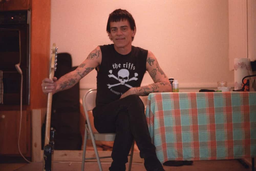 Dee Dee Ramone posed for a portrait during a photo session