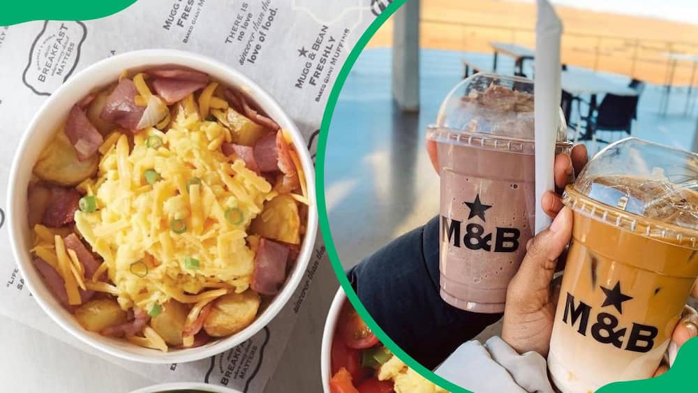 Mugg & Bean breakfast and drinks options