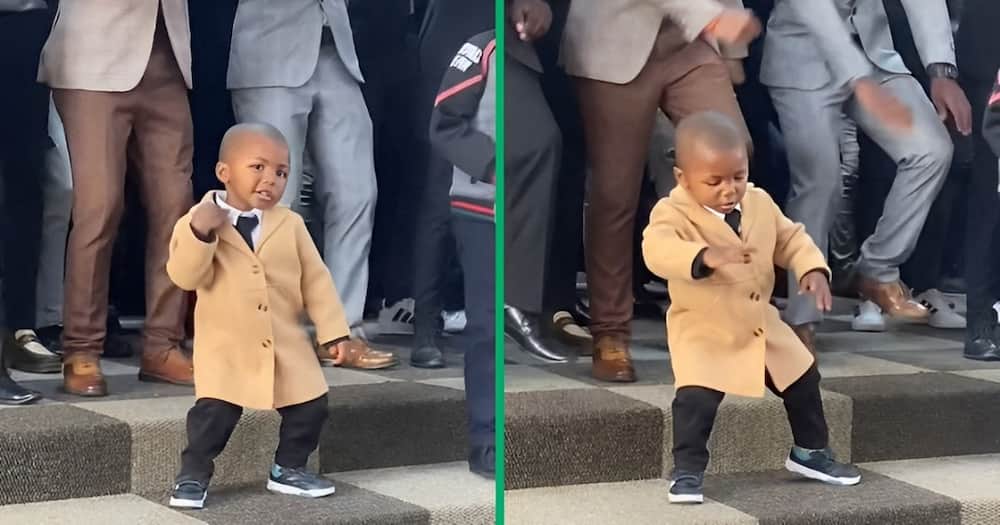 A dance prodigy stole the spotlight during a church service