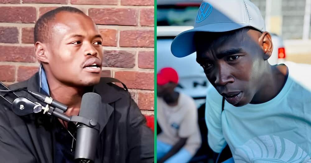 Homeless man Bonga Sithole sparked a beef with Alostro