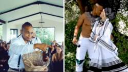 TikTok video of Black Label served at Mzansi interracial couple’s wedding steals the show: “It's a new trend”