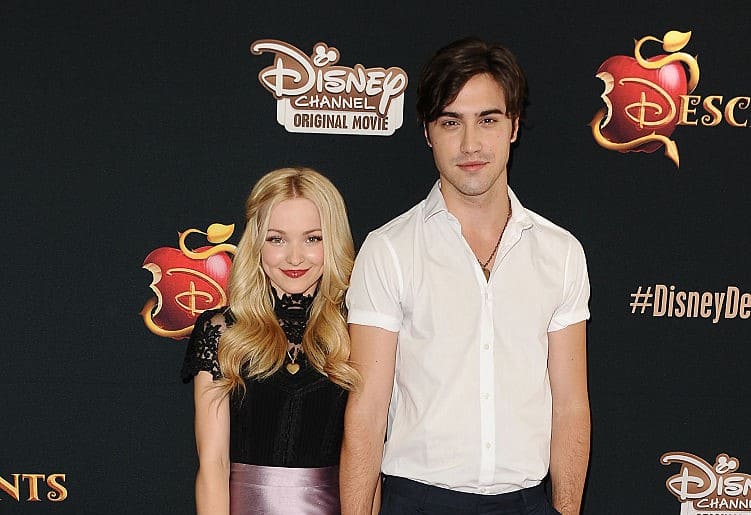 Actress Dove Cameron and Ryan McCartan at the premiere of Descendants