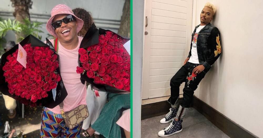 Somizi Mhlongo showed off his alleged engagement