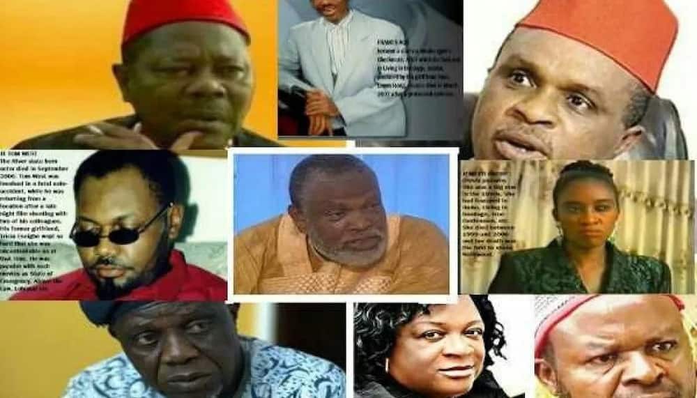 All your favourite Nigerian actors including those who died in 2018