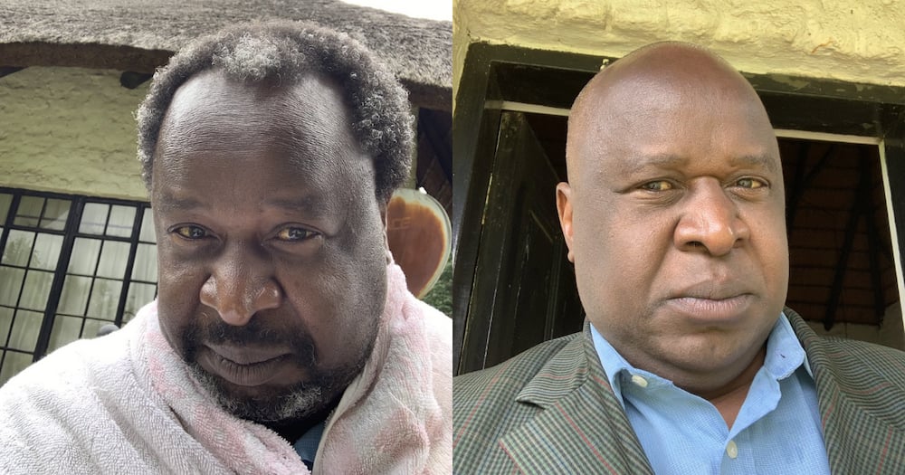 "No Man": Mzansi Roast Mboweni After He Shaves His Hair Completely Off