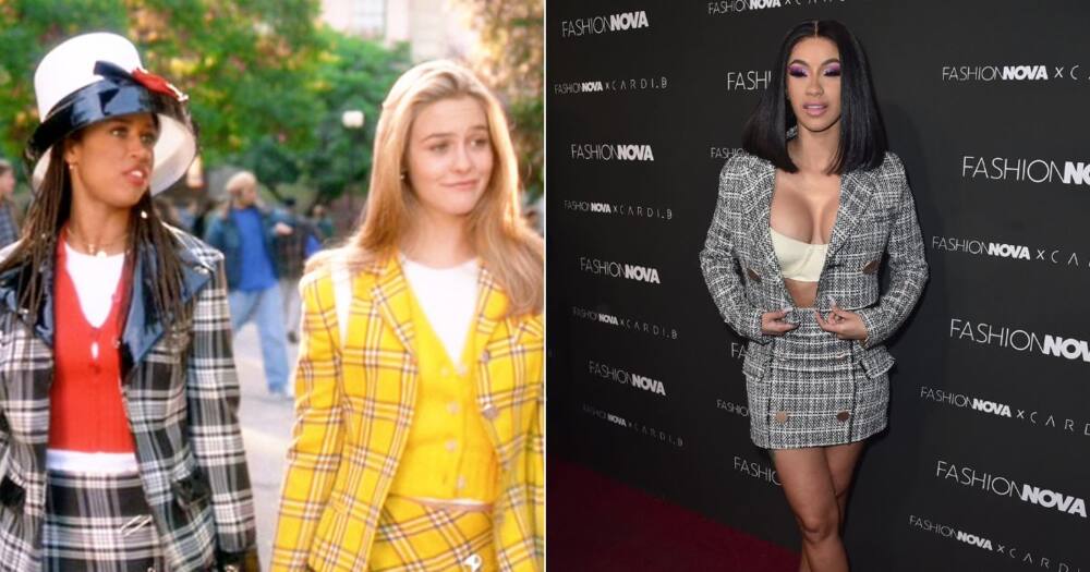 Cardi B, , Stacey Dash (as Dionne Davenport), and Alicia Silverstone (as Cher Horowitz).