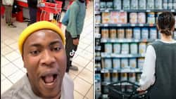 Shoprite shopper pulls hilarious prank on Cape Town customers, Mzansi in stitches