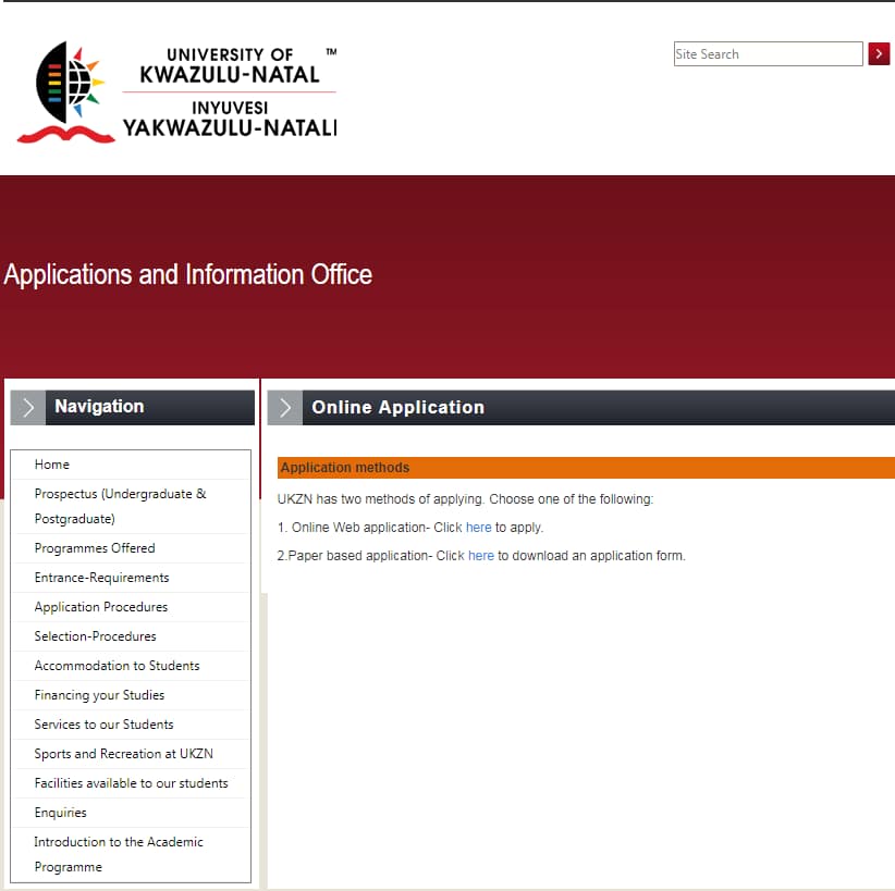 UKZN Immigration Form 2023 | University of Kwazulu-Natal - Gbass Portal