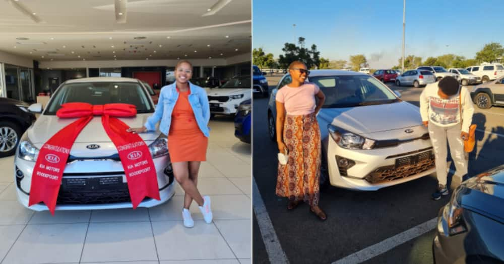 Lady Celebrates Buying Her First Car, Mzansi Has Heartfelt Congratulations