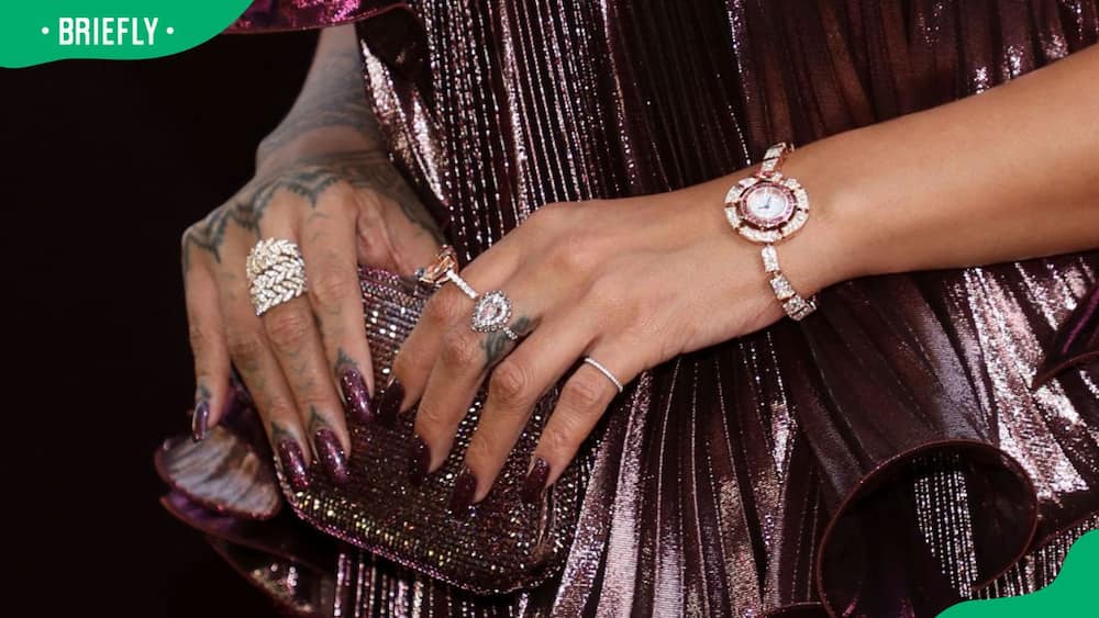 Rihanna's finger tattoo