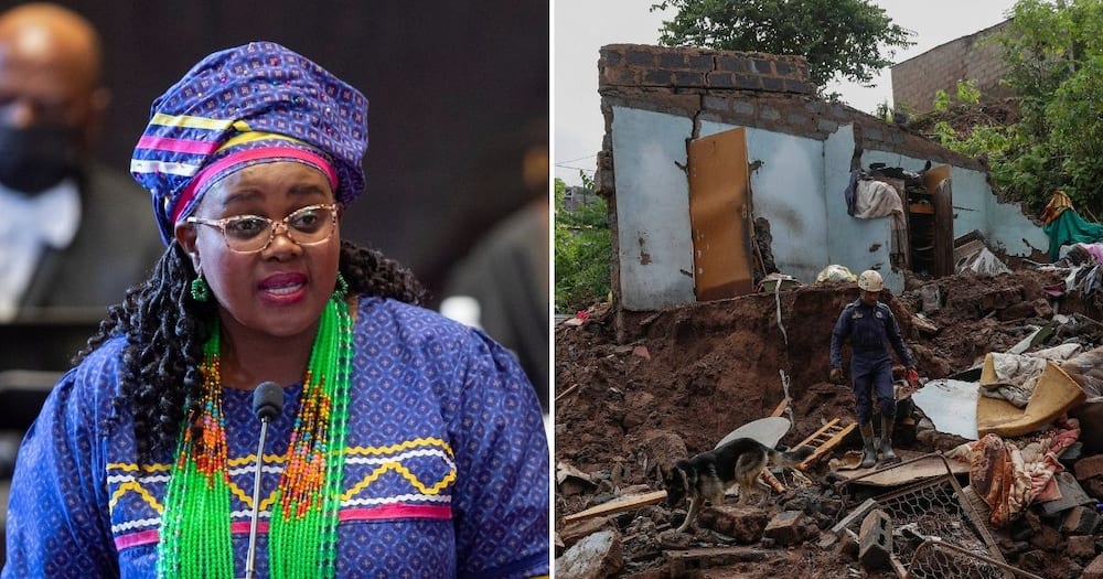 KZN floods, government, pledges R8k, rebuilding vouchers, Human Settlements Minister Mmamoloko Kubayi