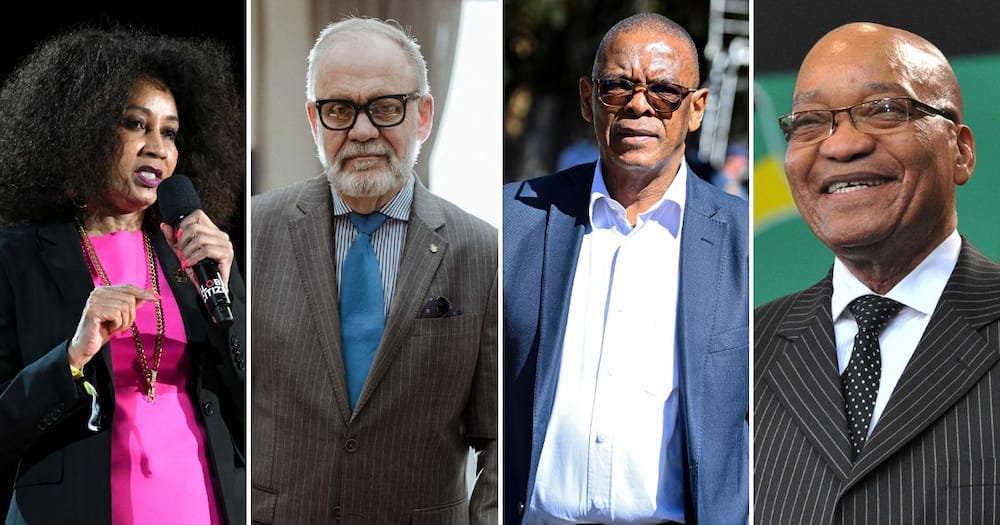 Lindiwe Sisulu, Carl Niehaus, Ace Magashule and Jacob Zuma
