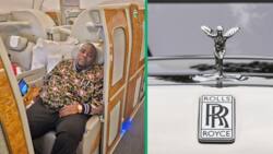 Zimbabwean businessman Wicknell Chivayo shows off Rolls-Royce Spectre worth R10 million