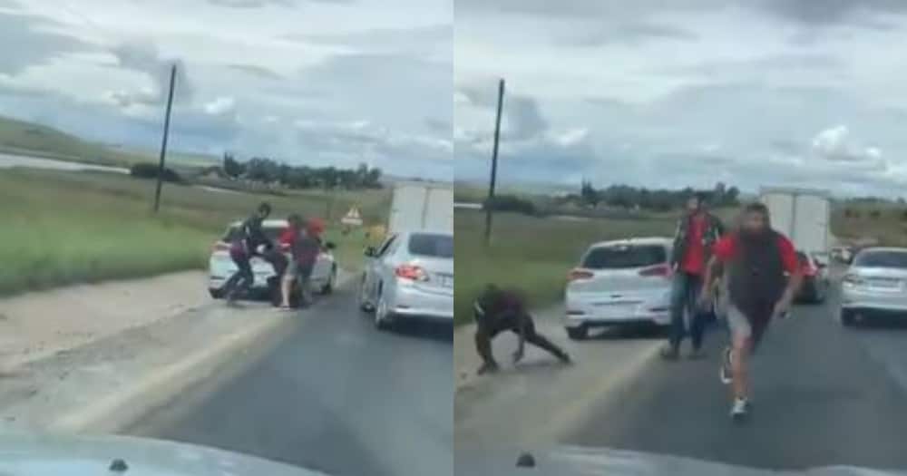Angry Bikers Go on Road Rage Rampage Assaulting a Motorist and Cop